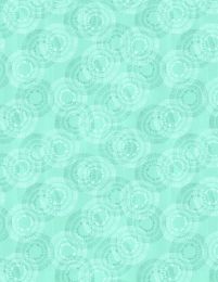 Circle Burst Fabric | Seafoam
