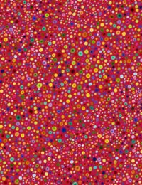 Glass Beads Fabric | Red