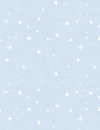 Reach For The Stars Fabric | Stars All Over Blue
