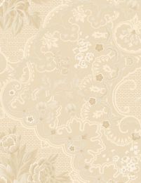 Pathways Fabric | Bouquet Medallion Cream