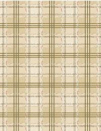 Pathways Fabric | Plaid Cream