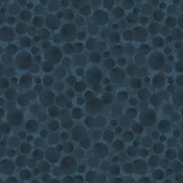 Secret Winter Garden Flannel Lewis & Irene | Bumbleberries Dark Blue