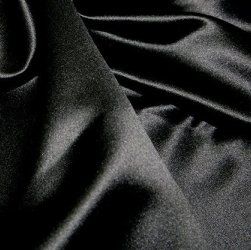 Premium Duchess Bridal Satin Lining | Black