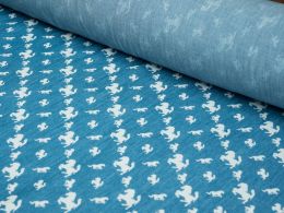 Cotton Chambray Fabric - Stallion Design | Empress Mills