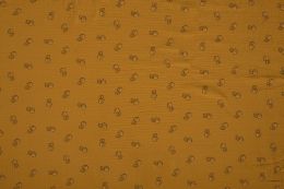 Double Gauze Baby Fabric | Bee Rich Ochre