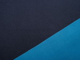 Double Sided Polar Fleece | Navy / Aqua