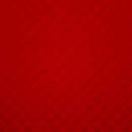 Classic Polycotton Fabric Quilted | Red