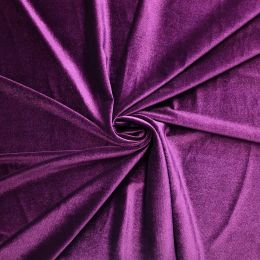 Velour Velvet Fabric | Purple