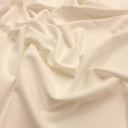 Scuba Crepe Fabric | Ivory