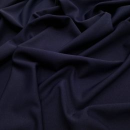 Scuba Crepe Fabric | Navy