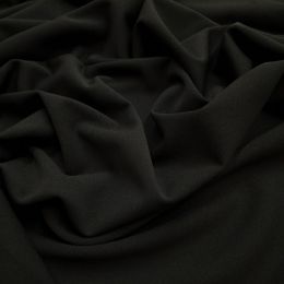 Scuba Crepe Fabric | Black