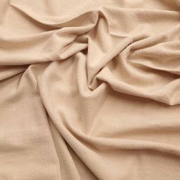 Premium Stone Washed Linen-Viscose | Cream