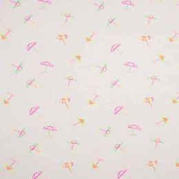 Jersey Cotton Fabric | Parasol Neon White
