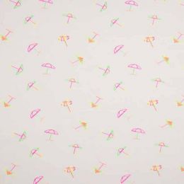 Jersey Cotton Fabric | Parasol Neon White