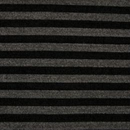 Chenille Knit Fabric | Stripe Grey