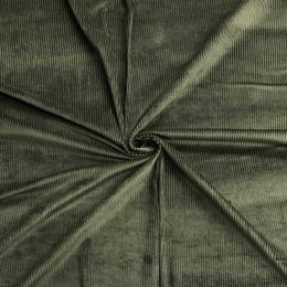 4.5w Cotton Corduroy Fabric - Washed | Olive