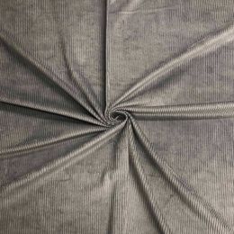 4.5w Cotton Corduroy Fabric - Washed | Grey