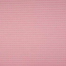 Jersey Cotton Rich Fabric | Broken Circles Pink
