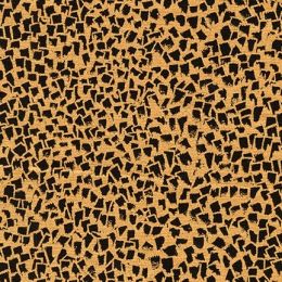 Metallic Robert Kaufman Fabric | Gustav Klimt - Abstract Blender Black