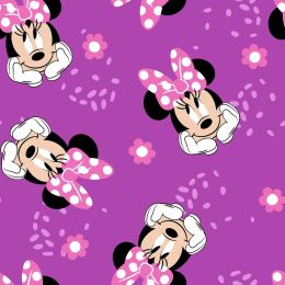 Licensed Fleece Fabric | Disney Minnie Sweet Dots