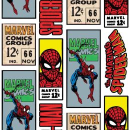 Licensed Fleece Fabric | Spiderman Comics
