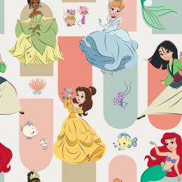 Licensed Fleece Fabric | Princesses