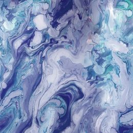 Soft Shell Fleece Fabric | Marble Lavender