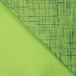 Soft Shell Fleece Fabric | Stars & Dots Dusty Mint