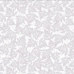 Extra Wide Fabric | Fern White & Light Grey