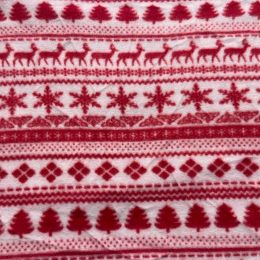 Printed AntiPil Polar Fleece | Scandi Christmas