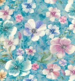 Viscose & Linen Digital Print Fabric