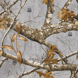 Printed AntiPil Polar Fleece | Camouflaged Real Tree Licensed Design