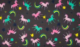 French Terry Fabric | Unicorn Magic