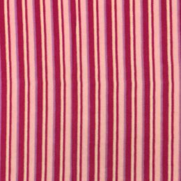 Printed AntiPil Polar Fleece | Stripe Pink