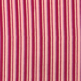 Printed AntiPil Polar Fleece | Stripe Pink
