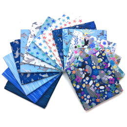 Puffin Rock Lewis & Irene Fabric | Fat Quarter Pack All Designs
