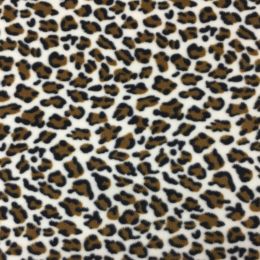 Printed AntiPil Polar Fleece | Snow Leopard