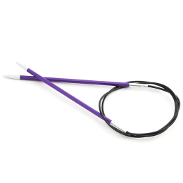 KnitPro Circular Fixed Knitting Needles - Zing - 120cm
