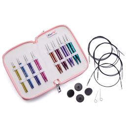 KnitPro Circular Interchangeable Special Knitting Needles - Zing - Deluxe Set
