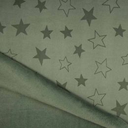 Lizzy Sweatshirt Fabric | Star Khaki