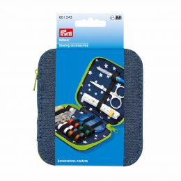 Premium Sewing Kit, Denim Blue & Green | Prym