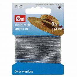 Elastic-Cord, 1.5mm x 3m - Silver Metallic | Prym
