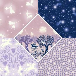 Glow Fairies Lewis & Irene Fabric | Fat Quarter Pack 1