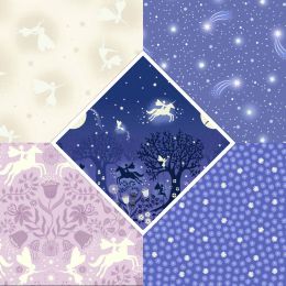 Glow Fairies Lewis & Irene Fabric | Fat Quarter Pack 2