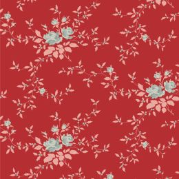 Tilda Merry Little Christmas Fabric | Tipsy Noel Red