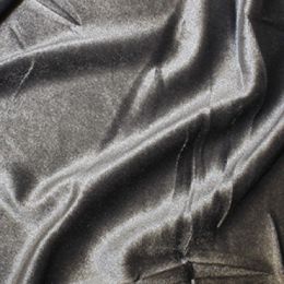 Velour Velvet Fabric | Silver