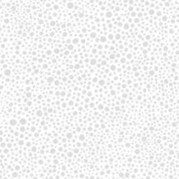 Glass Beads Fabric | White On White