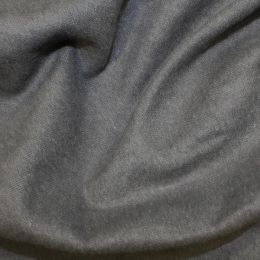 Winceyette Fabric Plain | Dark Grey